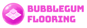 Bubblegum Flooring logo on a transparent background